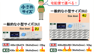 宅配便で運送可能な交流電源