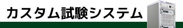 カスタム試験システム