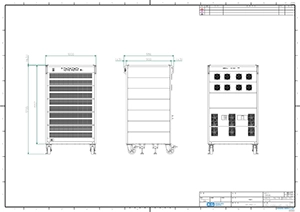 90kVAモデル外観図PDF