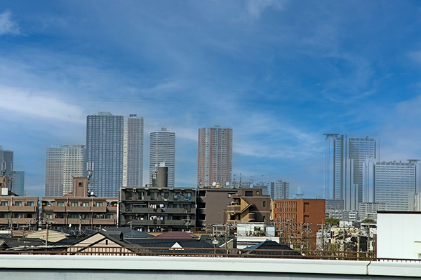 周辺風景　武蔵小杉方面