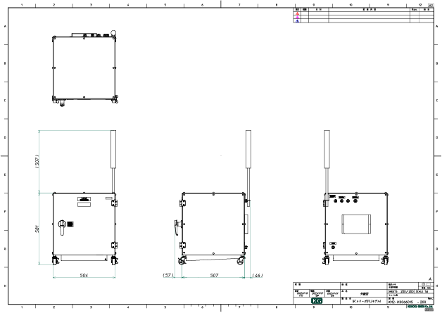 HJモデル水槽治具外観図PDF